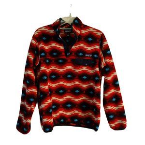 Patagonia Red and Blue Patterned Jacket